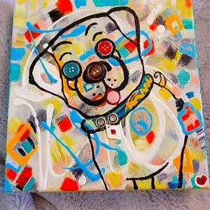 Pug pop art